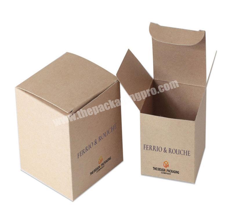 Manufacturer in Shenzhen custom printing candle paper box packaging