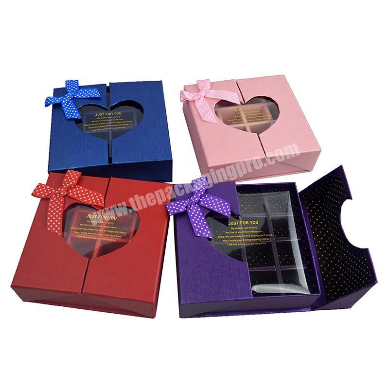 Manufacturers customized 16 chocolate window box gift box chocolate box