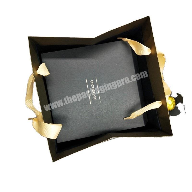 Manufacturer's customized eco-friendly paper packaging box for chocolate and other candy packaging