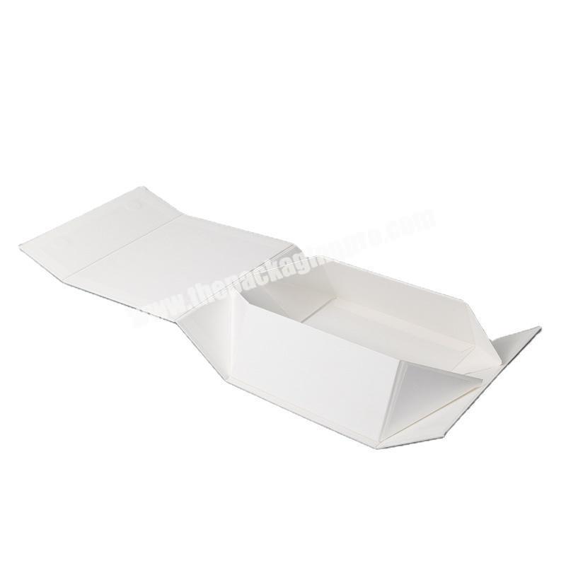 Manufacturers spot hot sale white foldable space saving clothing gift box shoes and gift box