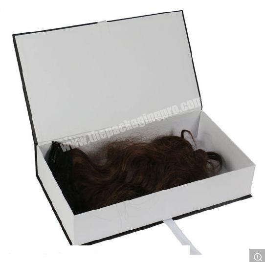 Manufacturing Custom Luxury Hair Extension Gift Packaging Box with Silk