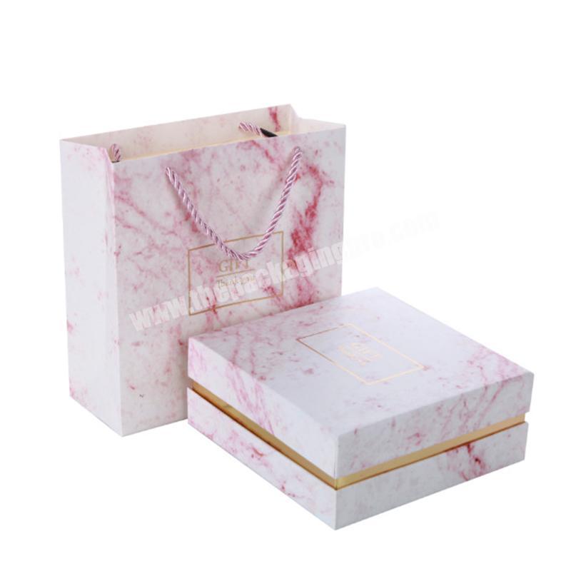 Marbling Candy Box Gilt box wedding with long carry handle