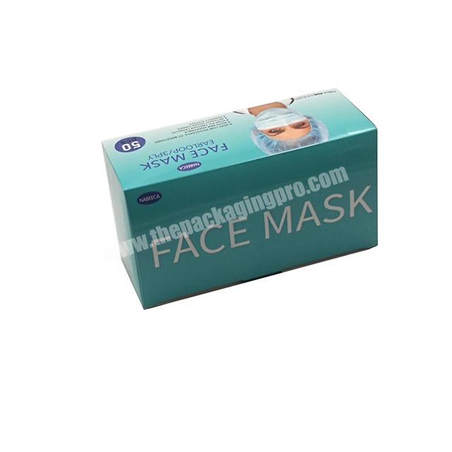 Masks Box Surgical Mask Packaging Boxes Disposable Face Mask Paper Box