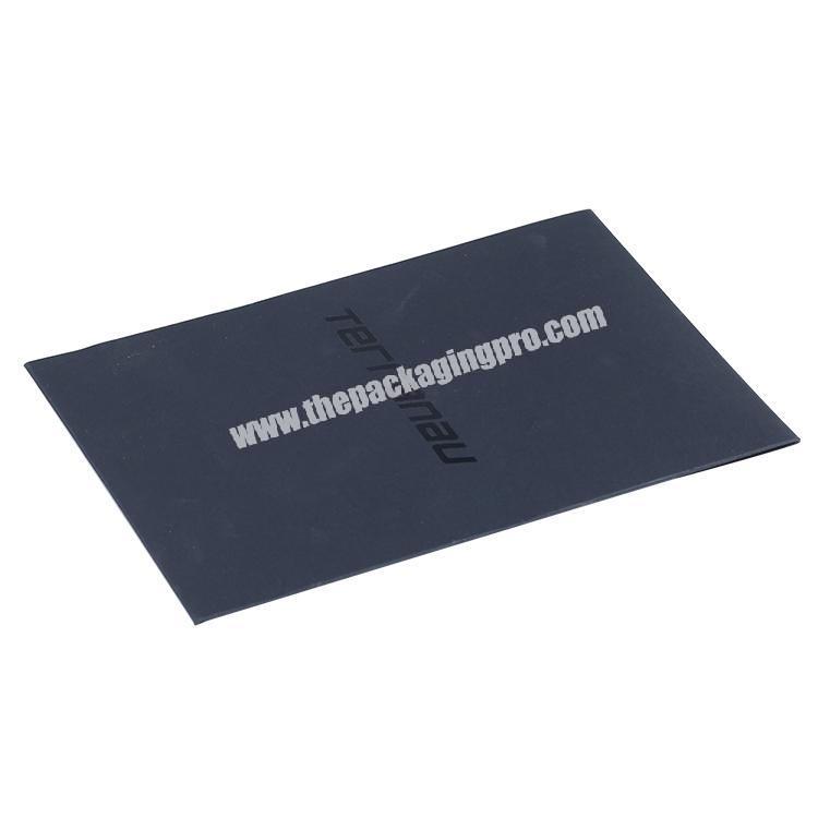 Black String Tie Envelopes Presentation Custom Logo 1000pcs Matte