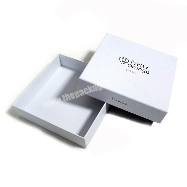 Matte white gift box square size medium white gift box