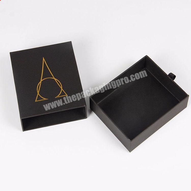 men wallets packaging box be black with letters