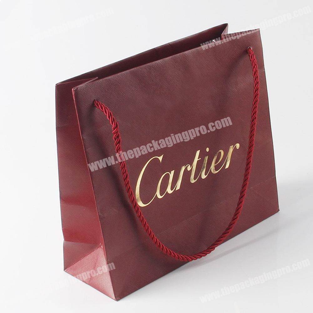 merchandise custom made paper bags for shopping wholesale