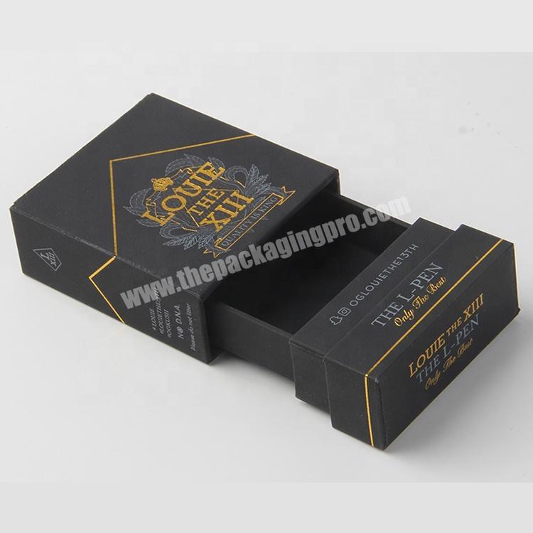 mini slide out drawer cardboard packaging cigar cigarette box