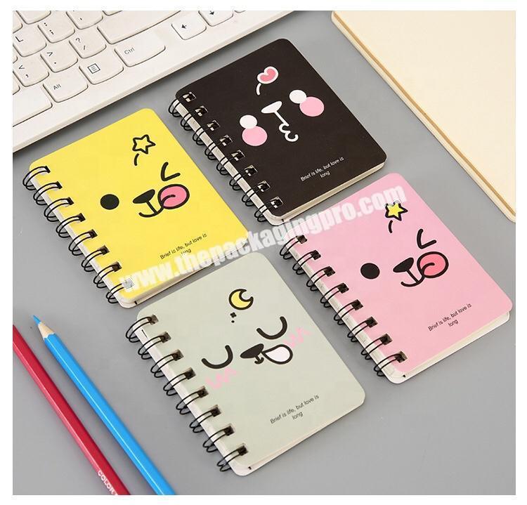 MIni Small Pocket Size A7 A8 Cute Coil Journal Custom Printing Spiral Notebooks Daily Planner Officer Tradesman Notepad