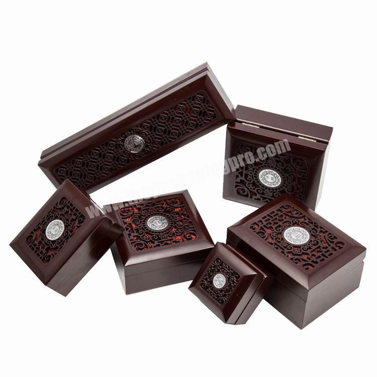 Mini Wooden Treasure Chest Jewelry Packaging Wooden Jewelry Box Wholesale