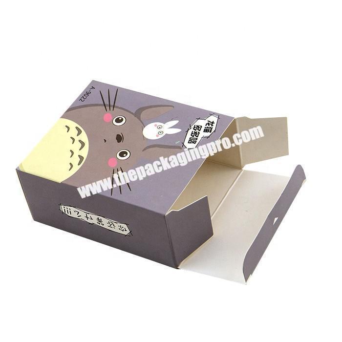 Mixed color printed cardboard box custom make contact lenses packaging box