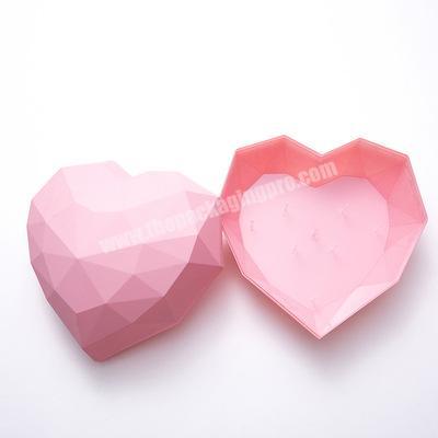 Modern design heart shaped flower box box flower gift flower box jewelry with best quality