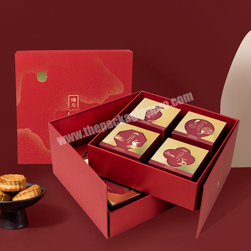 Customized Modern Mooncake Gift Boxes Luxury Magnetic Packaging Mooncake  Box - China Paper Box, Packing Box