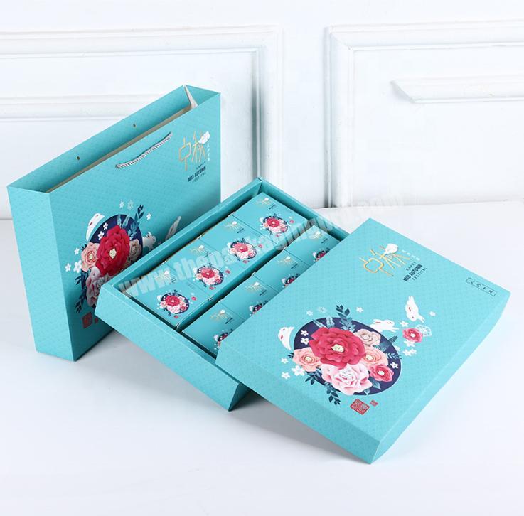 Multi Color Moon Cake Packing Box Decorative Packing Box Cake Gift Box