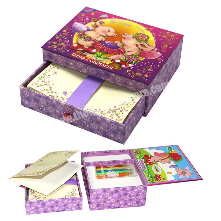 multi function display paper cardboard gift box for children