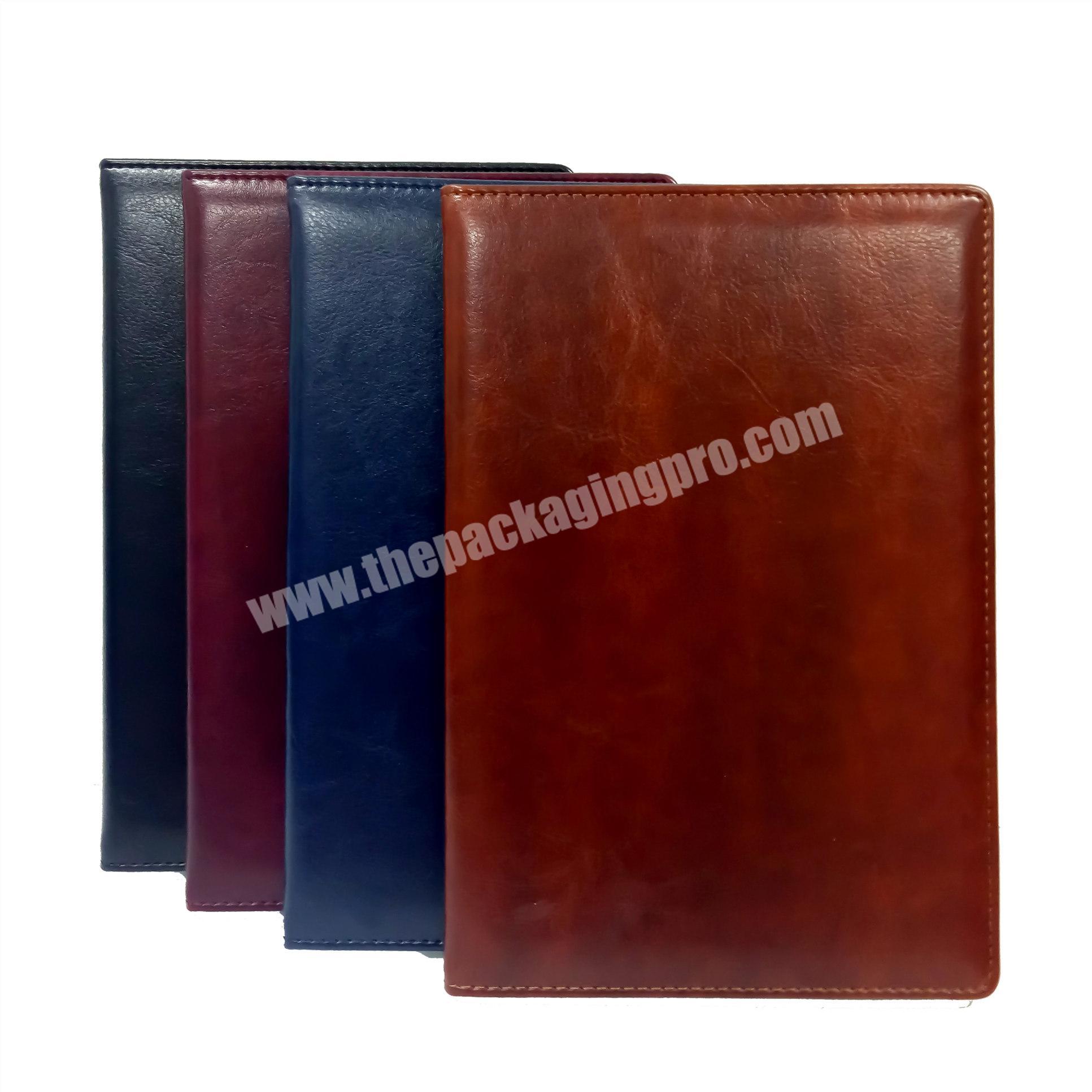 Multiple -choice Size Leather Notebook Custom Composition Journal In Good Quality