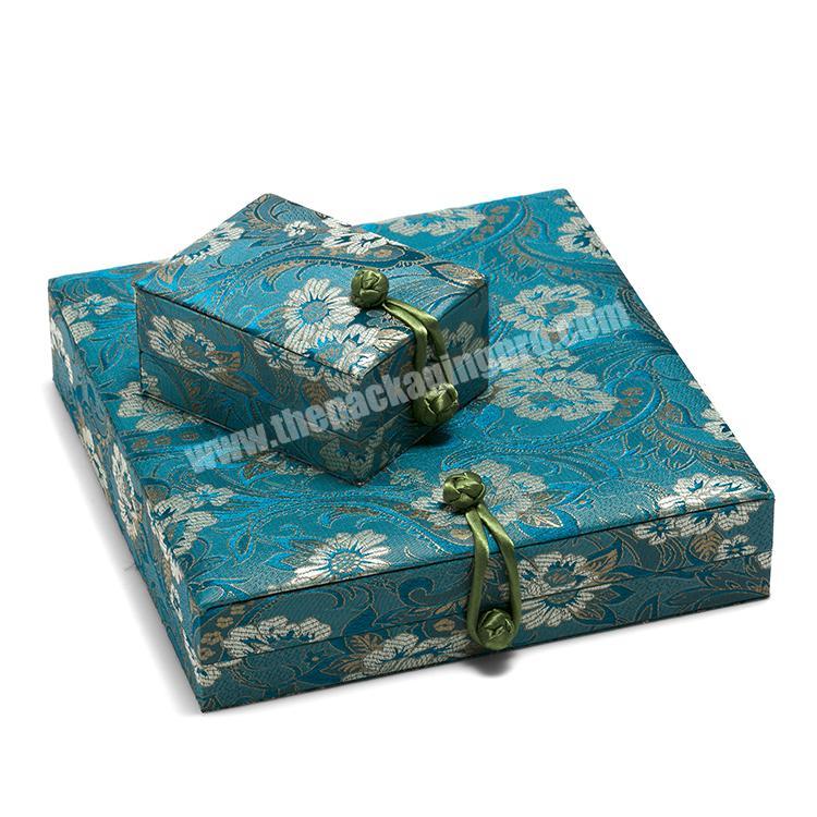 Necklace gift velvet jewelry gift boxes wholesale paper custom jewelry box