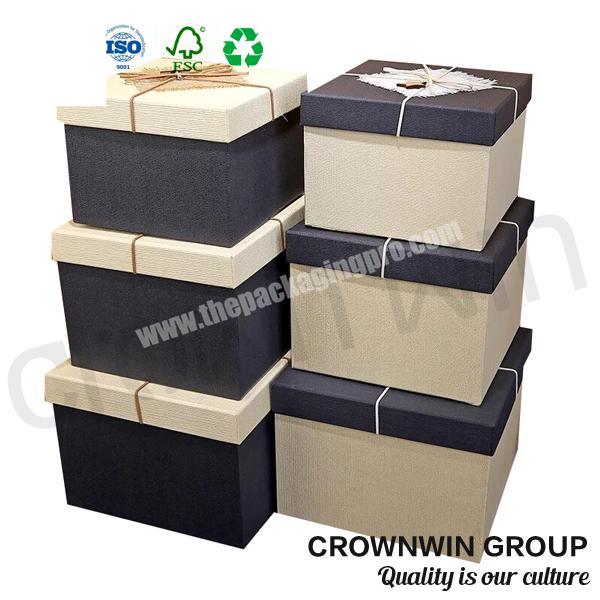 Nested Custom Cardboard Match Style Paper Gift Box