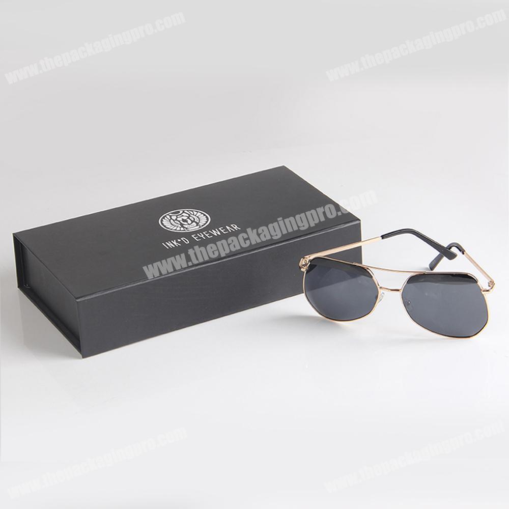 New arrival magnetic carton sunglasses pencil tea paper mache packing box