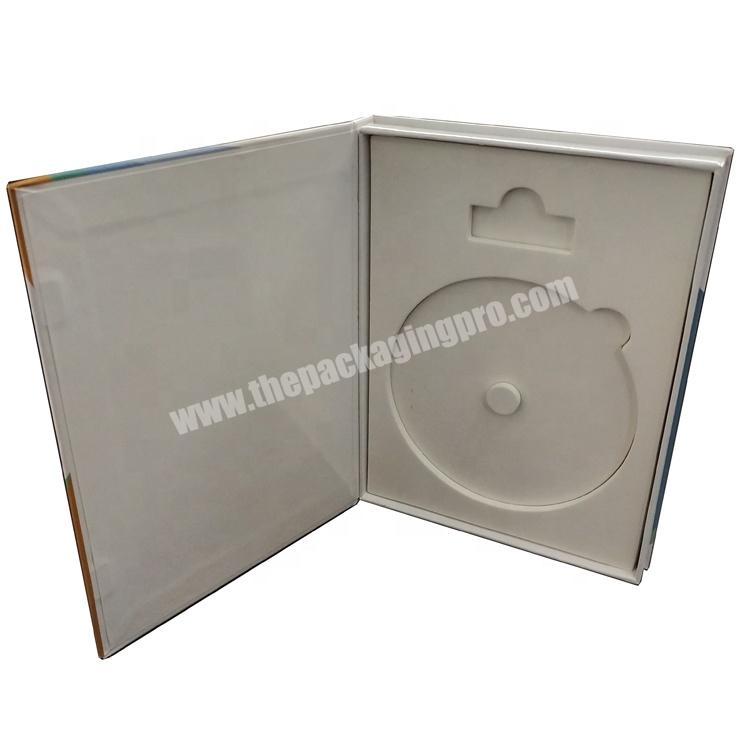 New arrival paper cd packing box for cheap dvd storage with long life