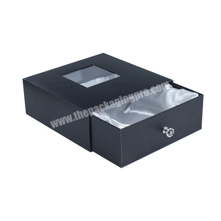 New born luxury custom hair extension packaging wig design drawer box for gift packing