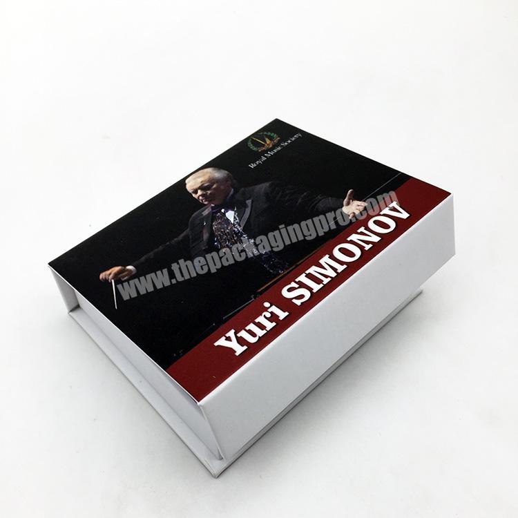 New Cardboard Book Shaped Magnetic Rigid Box Packaging