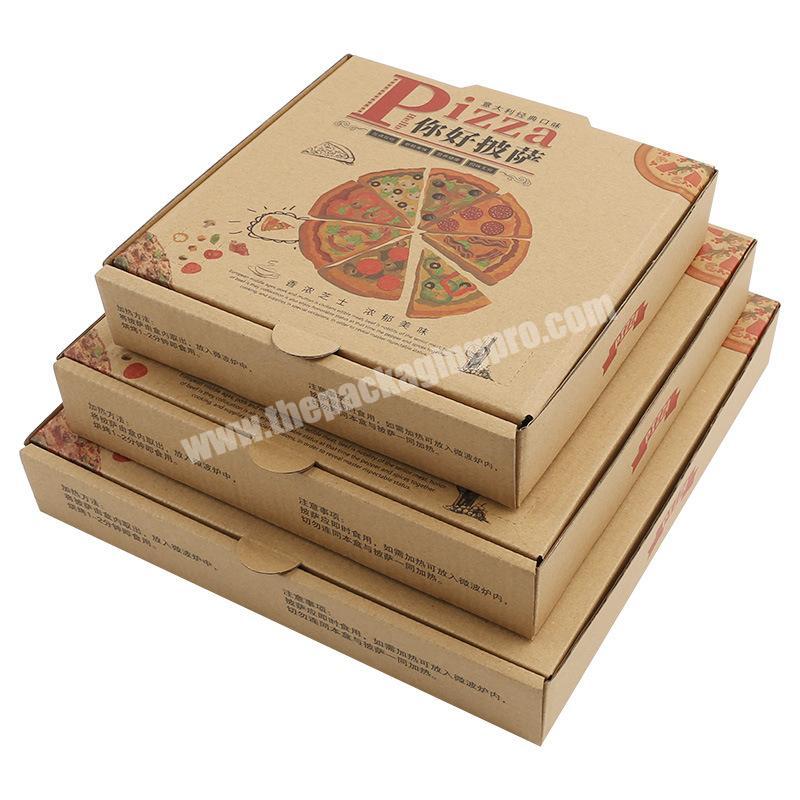 New Chinese product carton pizza box for packing pizza