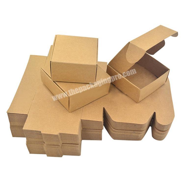 New coming gift packing box handmade square soap kraft 350gsm paper box