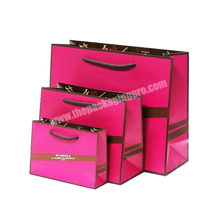 New cosmetic gift shopping bag with cotton rope handle