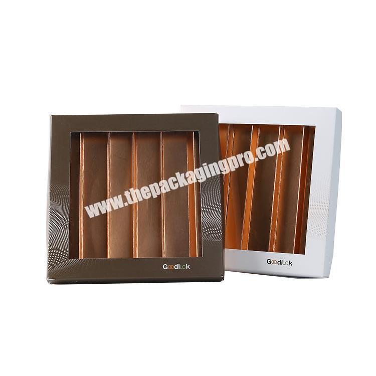 New Custom Logo Package Personalize Of Card Bar Stick Large Packaging Chocolate Box, Custom Big Chocolate Box With Logo Divider