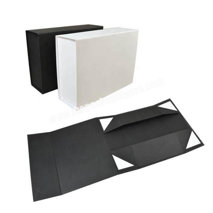 New custom thick folding magnetic cardboard paper gift boxes for shoe