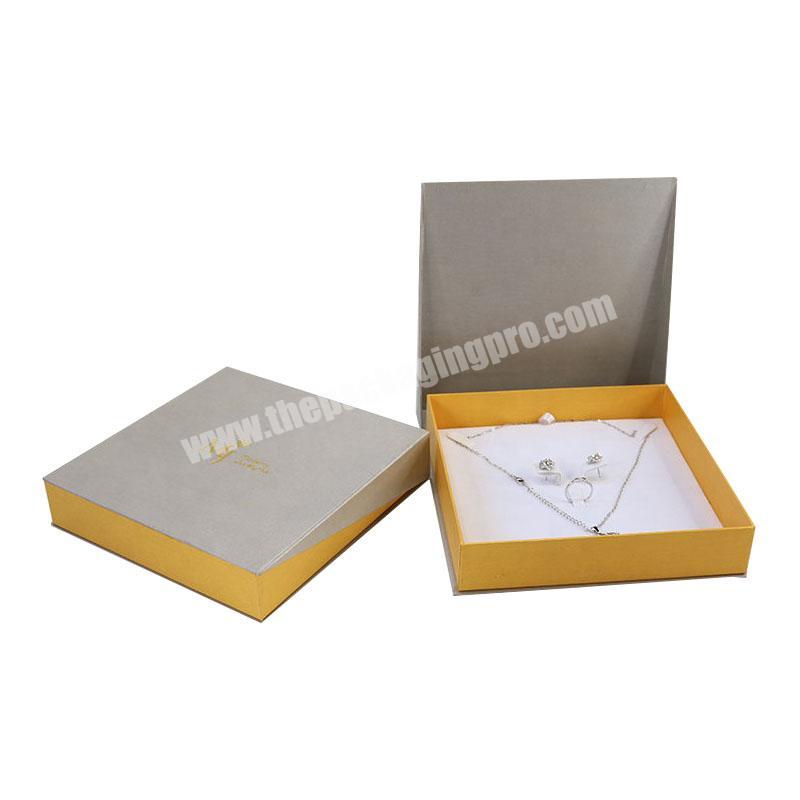 New Customized Logo Cardboard Luxury Jewelry Packing Gift Box