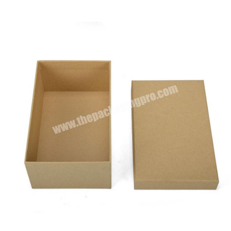 New Design Custom Shipping Paper Shoes Boxes Packaging cardboard brown plain boxes