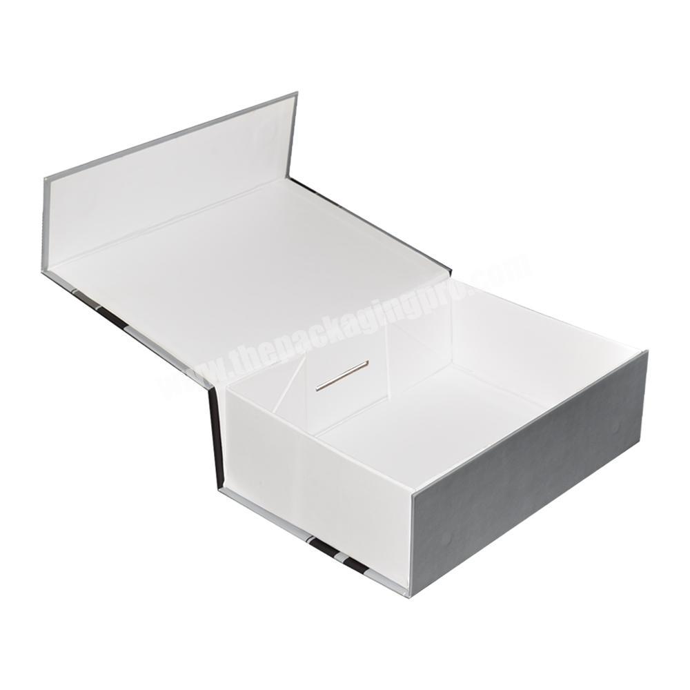 New design  customized  Flat Folding  Magnetic gift box for vidicon packaging