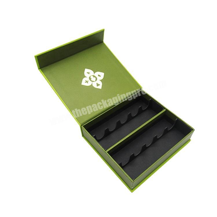 New design Fashion gift box green magnetic packaging box