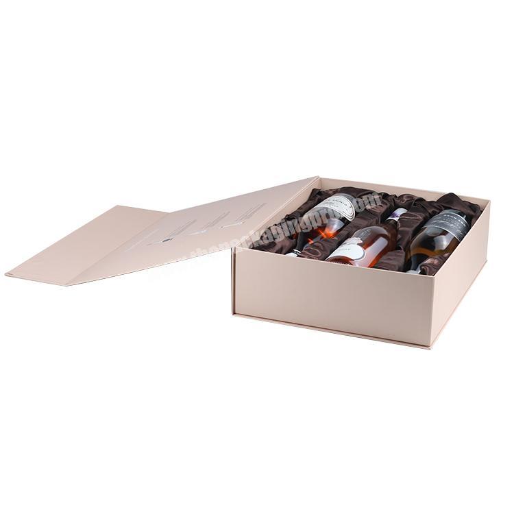 New Design Luxury Bottle Paper Cardboard Red Wine Box