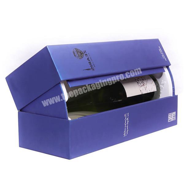 New Design Of Paper Gift Box For Wine Whisky Packaging For Bottle
