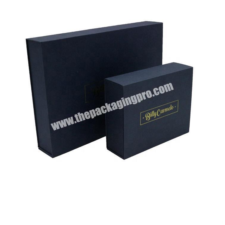 New Design Rigid Cardboard Paper Foldable Gift Box With Magnetic Closure