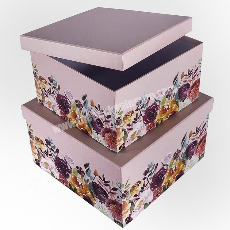 New design supplier wholesale retail cardboard gift box packaging box