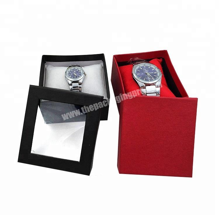 New Fancy pure color watch gift jewelry boxes packaging in high quality