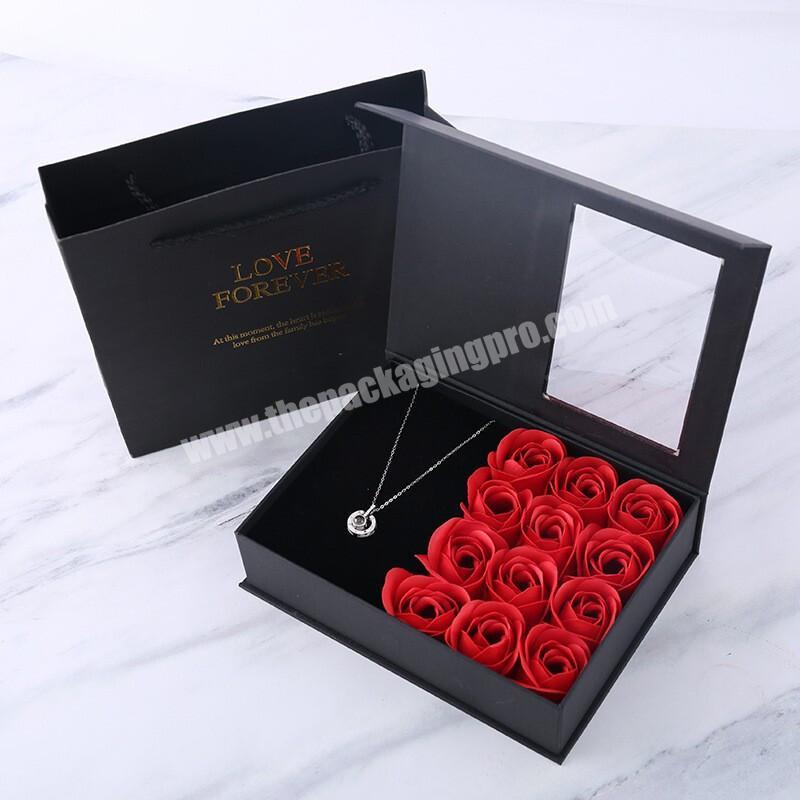 New Fashion Design Rose Valentine's Mother's Day Gift Pack Boxes Flower Box Packing For Sale