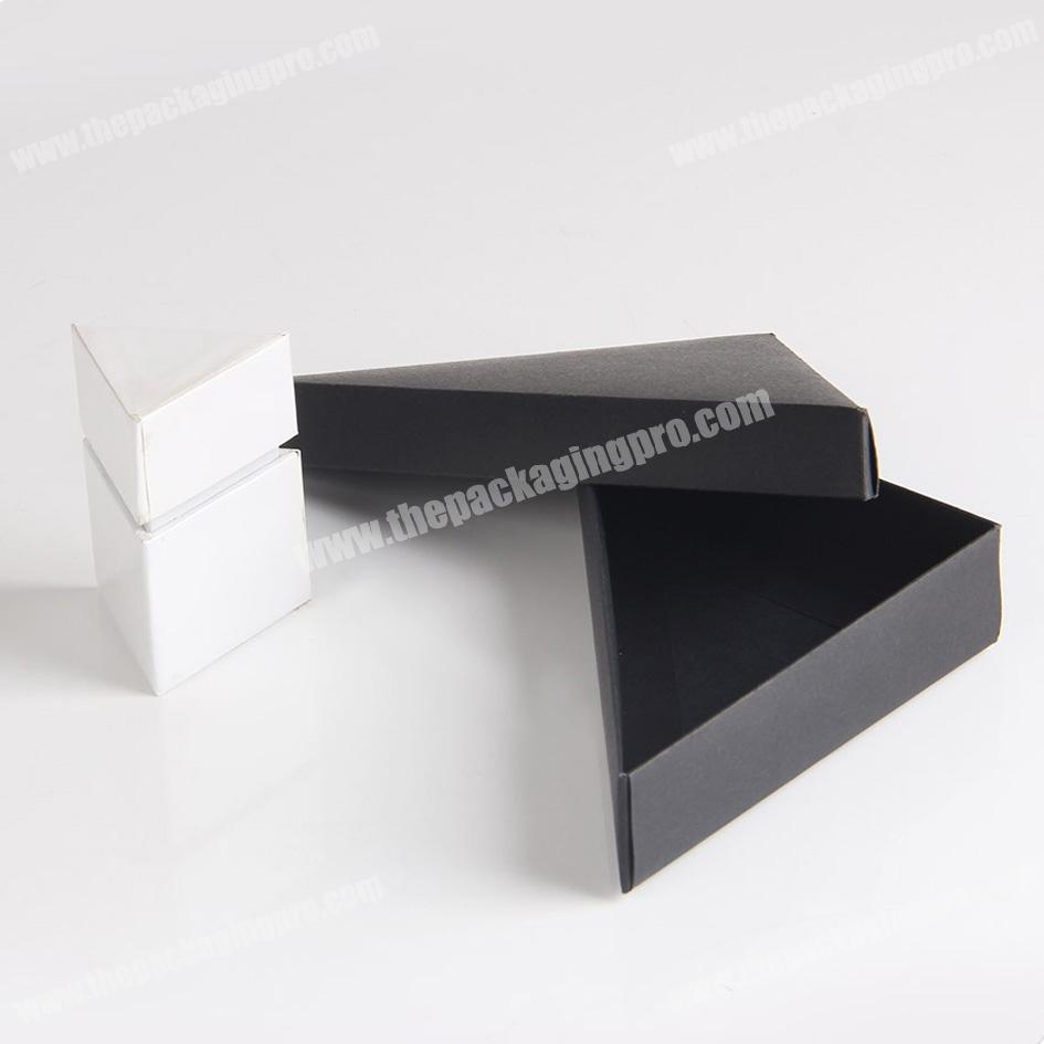 New idea special small fashion box triangle shape paper gift box