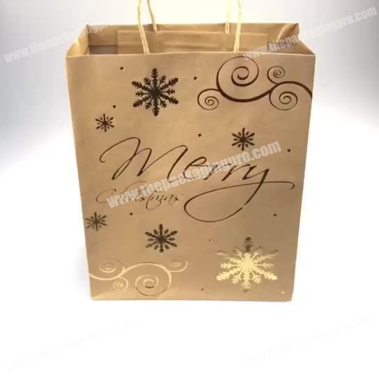 new luxury shopping paper bag handy kraft paper bag