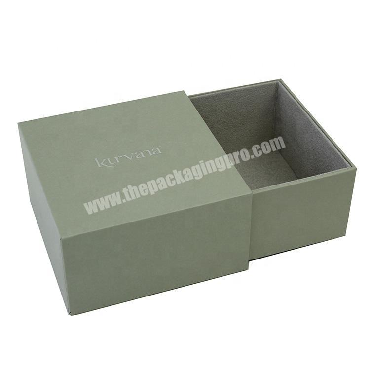 New Luxury Small Sliding Packaging Cardboard Custom Paper Drawer Box