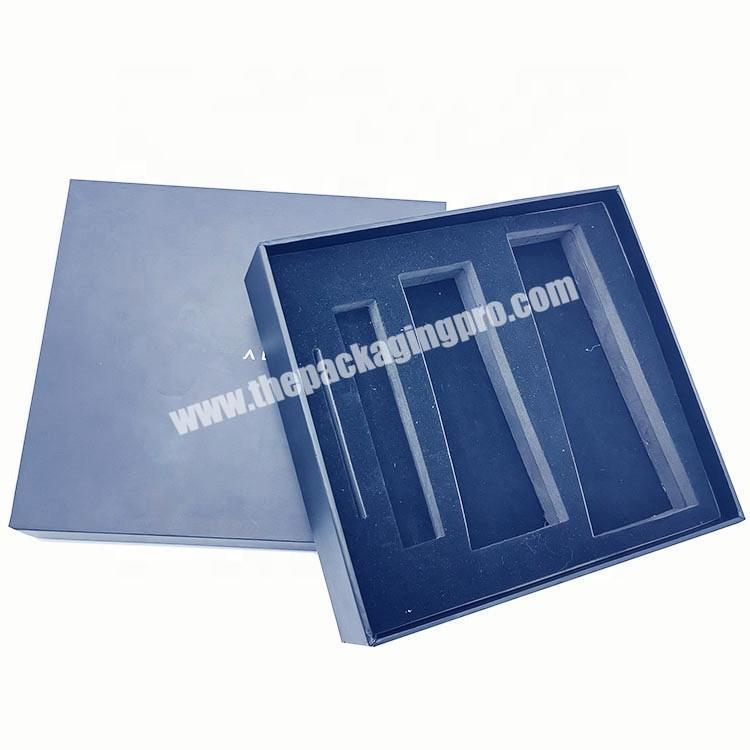 New model cosmetic gift set packaging box with foam insert popular design