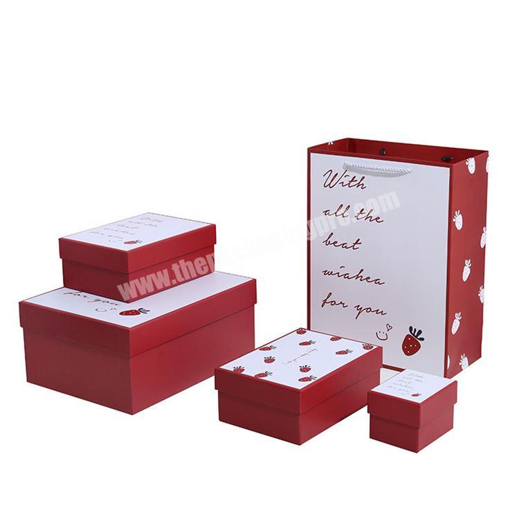 New model fashion custom design custom gift boxes with logo carton gift boxes