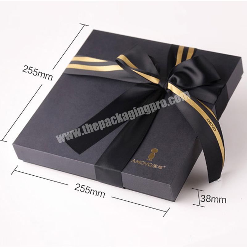 New Printing  chocolate paper box with gold foil LOGO  candy food paper packaging