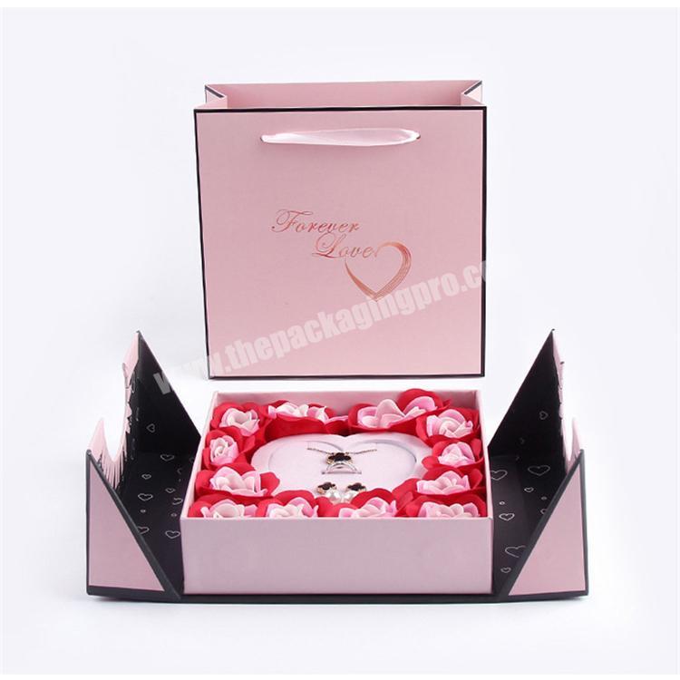 New product acrylic square clear flower box drawer