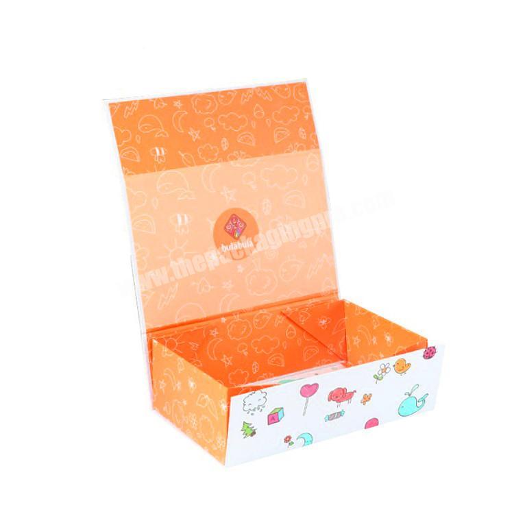 New product custom wholesale retail book shape folding box for gift