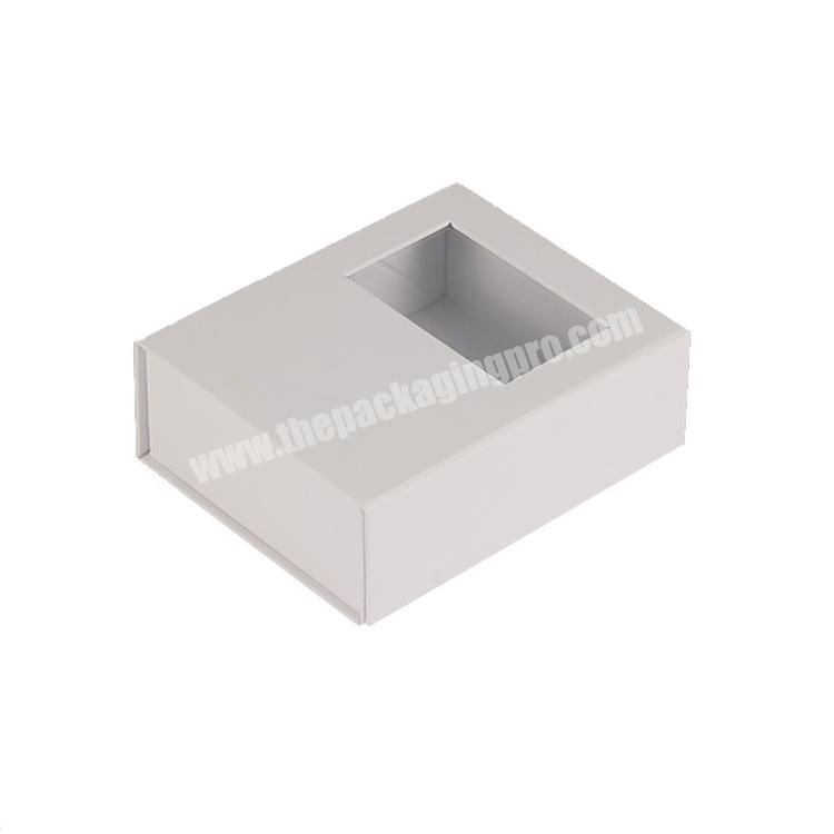 New Product Packaging Custom LOGO paper boxes Wholesale folding paper box with window